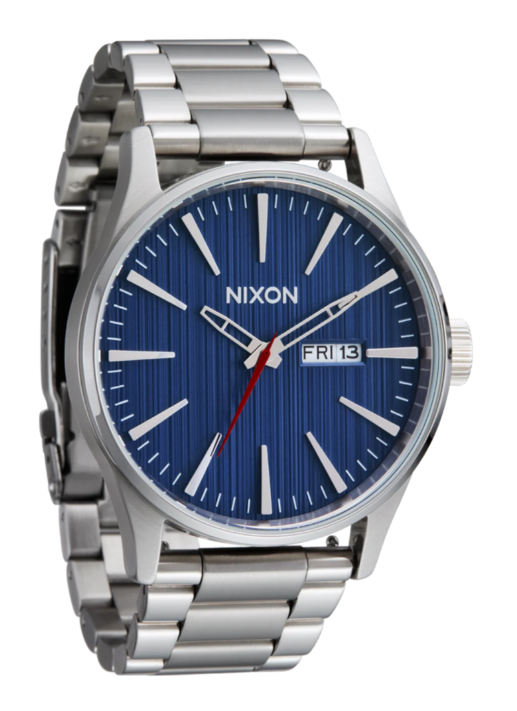 Nixon SENTRY STAINLESS STEEL SILVER/INDIGO