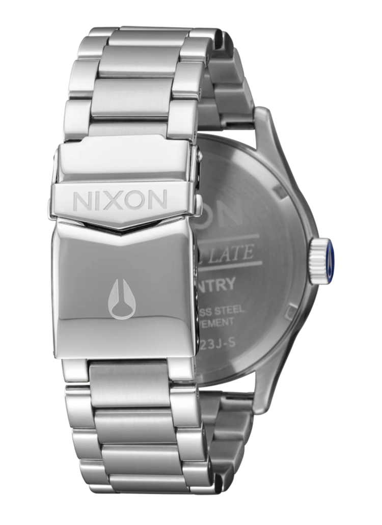Nixon SENTRY STAINLESS STEEL SILVER/INDIGO