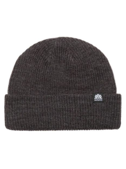 AUTUMN HOMMES SIMPLE BEANIE CHARCOAL