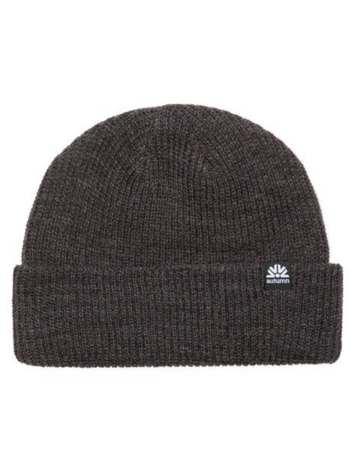 AUTUMN HOMMES SIMPLE BEANIE CHARCOAL