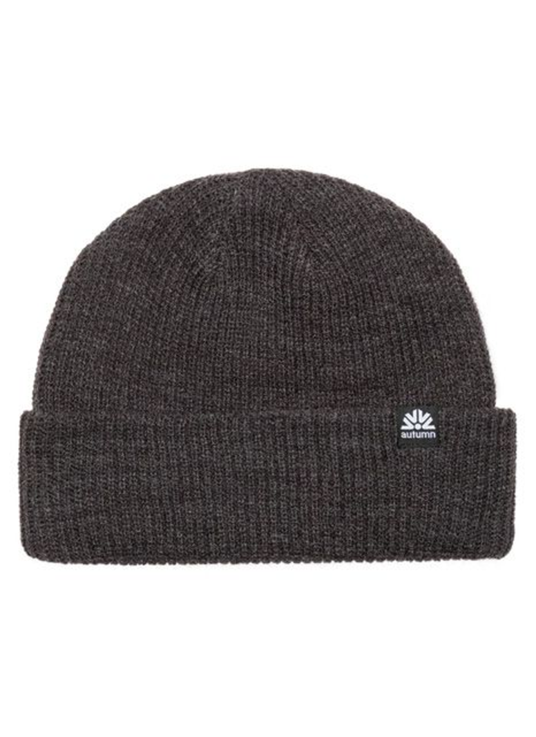 AUTUMN HOMMES SIMPLE BEANIE CHARCOAL