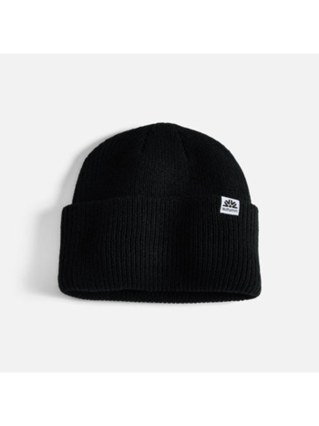 AUTUMN HOMMES SIMPLE HIGH CUFF BEANIE BLACK