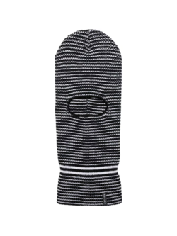 AUTUMN MEN'S STRIPE BALACLAVA BLACK