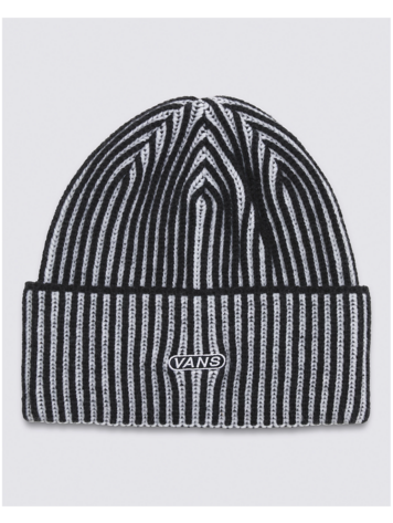 Vans MEN'S NESBIT CUFF BEANIE BLACK/WHITE