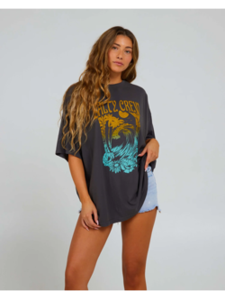 Salty crew WOMEN'S BIG WAVE COVER UP CHARCOAL