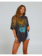 Salty crew FEMMES BIG WAVE COVER UP CHARCOAL