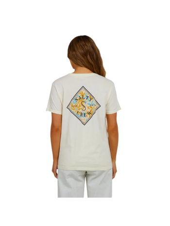 Salty crew FEMMES FLORAL TIPPET BOYFRIEND OFF WHITE