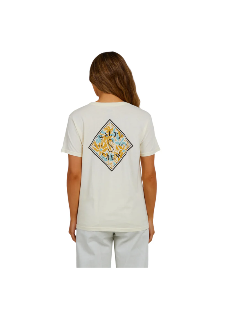 Salty crew FEMMES FLORAL TIPPET BOYFRIEND OFF WHITE