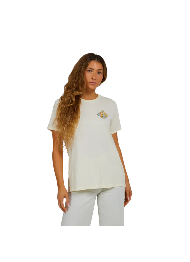 Salty crew FEMMES FLORAL TIPPET BOYFRIEND OFF WHITE