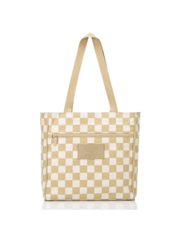 Aloha CHECKMATE GO-TO TOTE CREME/DUNE