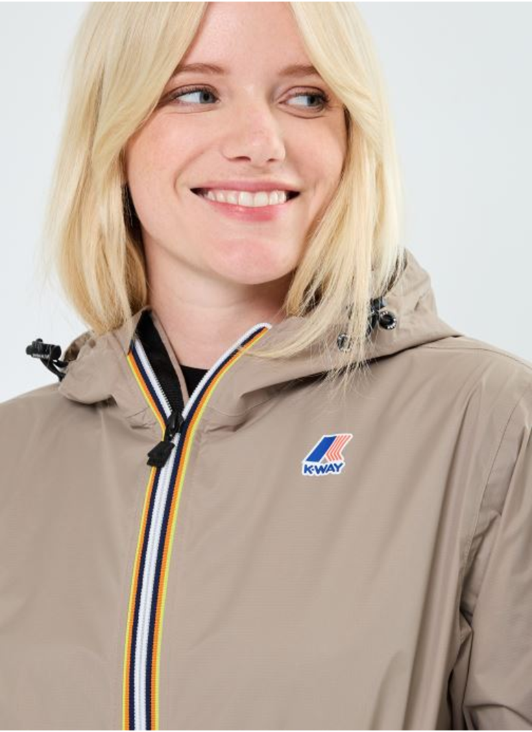 K-WAY FEMMES LE VRAI 3.0 CLAUDE BEIGE TAUPE