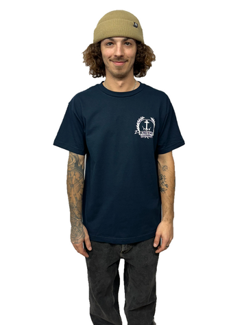 Universe Boardshop HOMMES OG ANCRE LTD T-SHIRT NAVY/WHITE