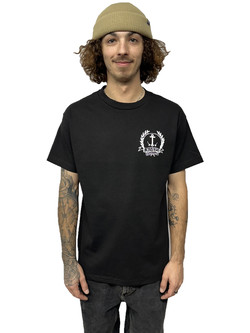 Universe Boardshop MEN'S OG ANCRE LTD T-SHIRT BLACK