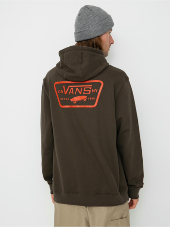 HOMMES FULL PATCH HOODIE TURKISH COFFEE