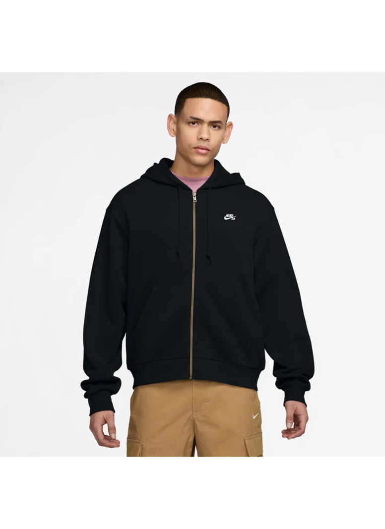 Nike SB HOMMES ESSENTIAL FULL ZIP HOODIE BLACK/WHITE