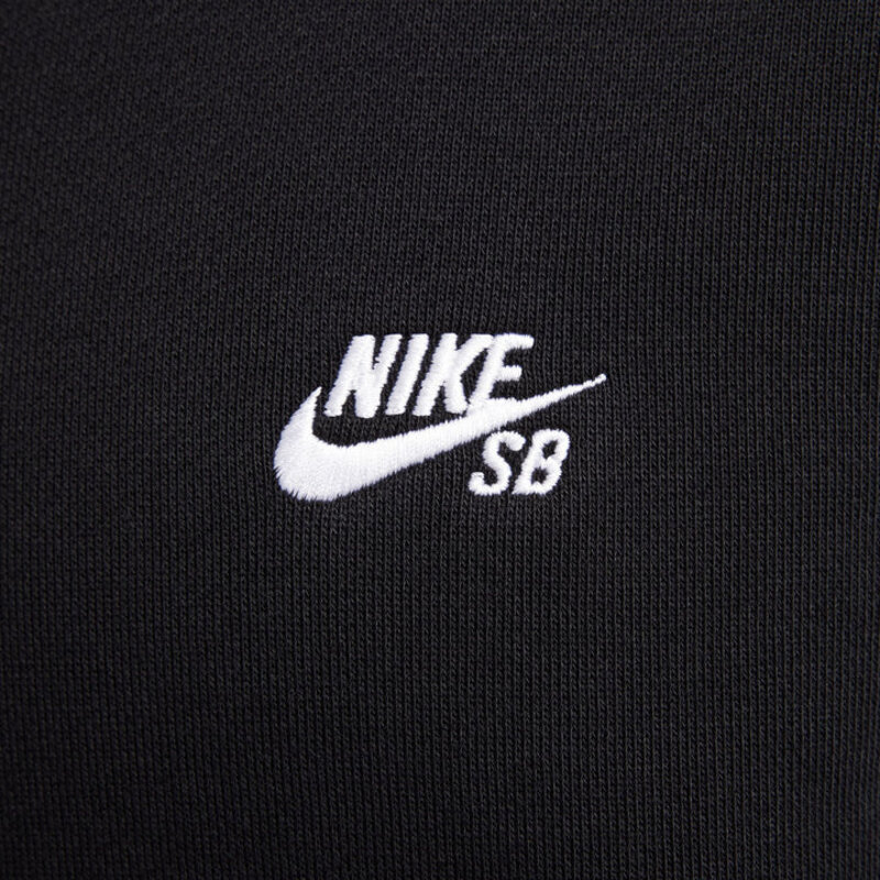 Nike SB HOMMES ESSENTIAL FULL ZIP HOODIE BLACK/WHITE