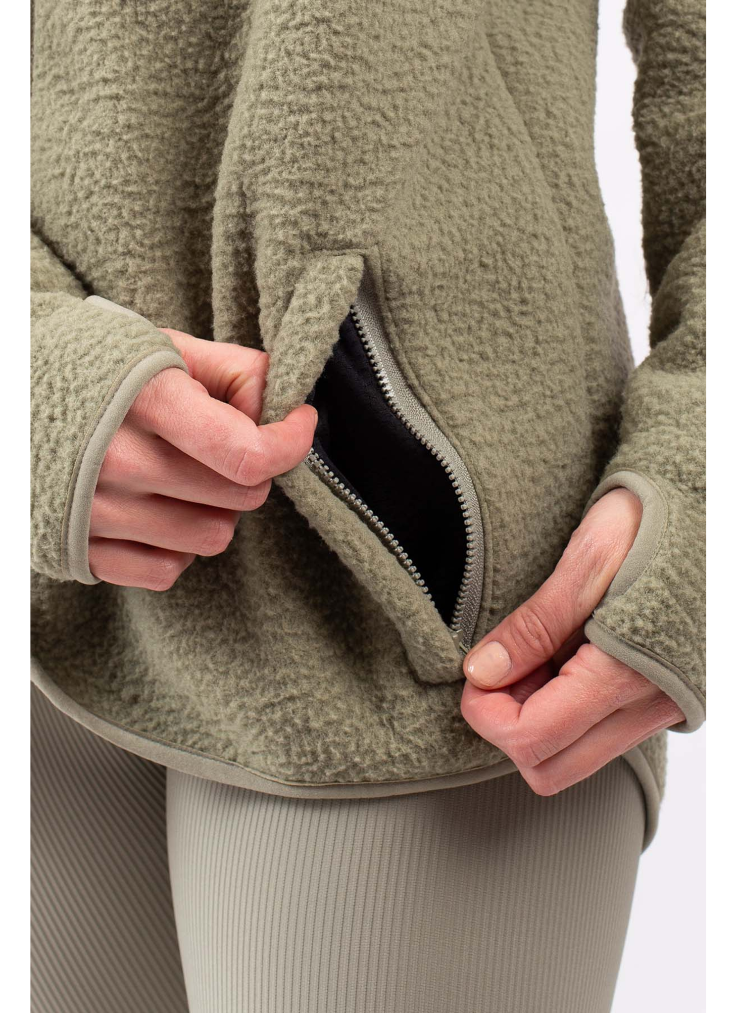 Eivy WOMEN'S REDWOOD SHERPA JACKET FADED OAK