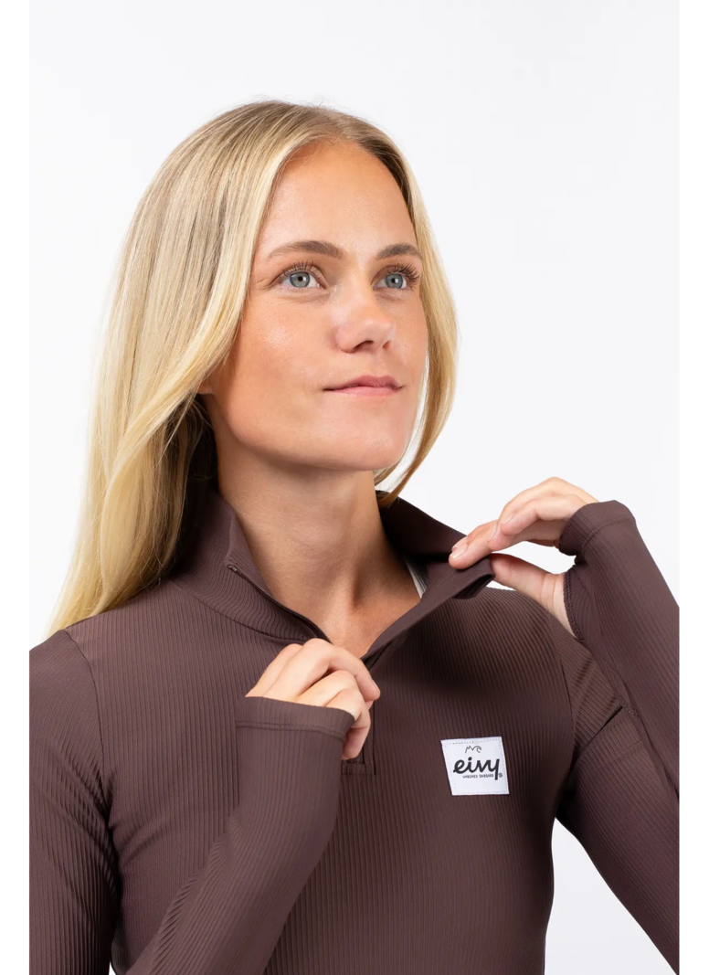 Eivy FEMMES JOURNEY RIB TOP CHOCOLATE