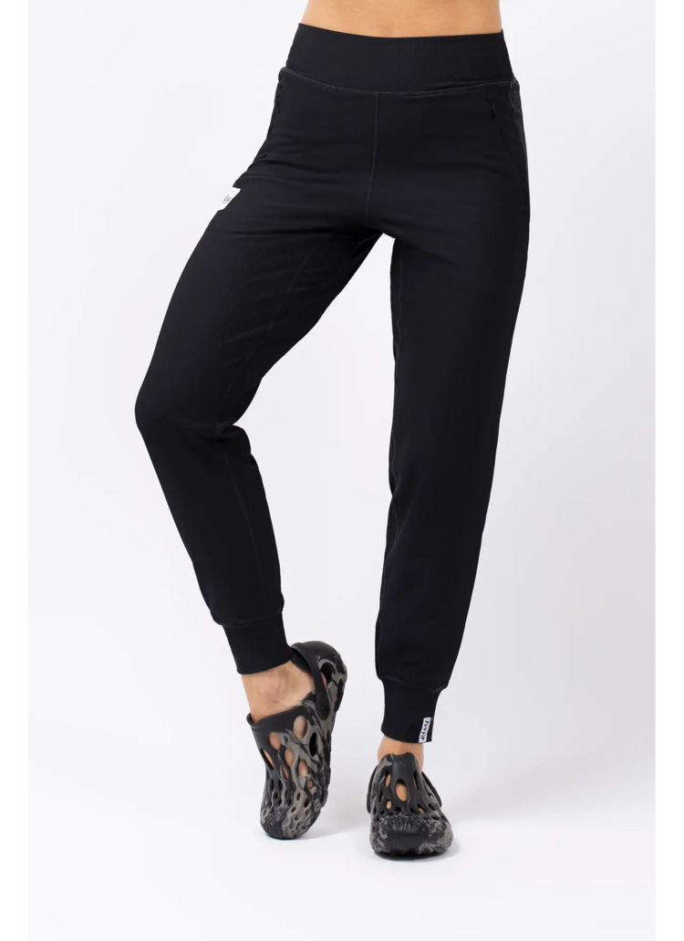 Eivy FEMMES JOURNEY RIB TRAVEL PANTS BLACK
