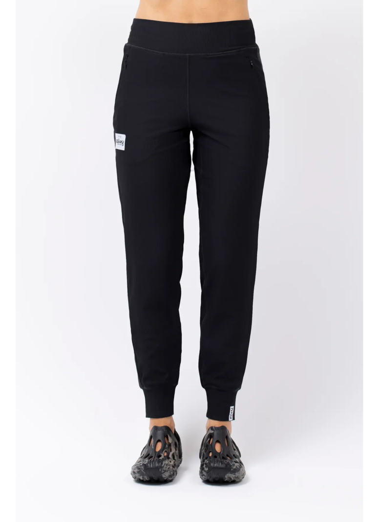 Eivy WOMEN'S JOURNEY RIB TRAVEL PANTS BLACK