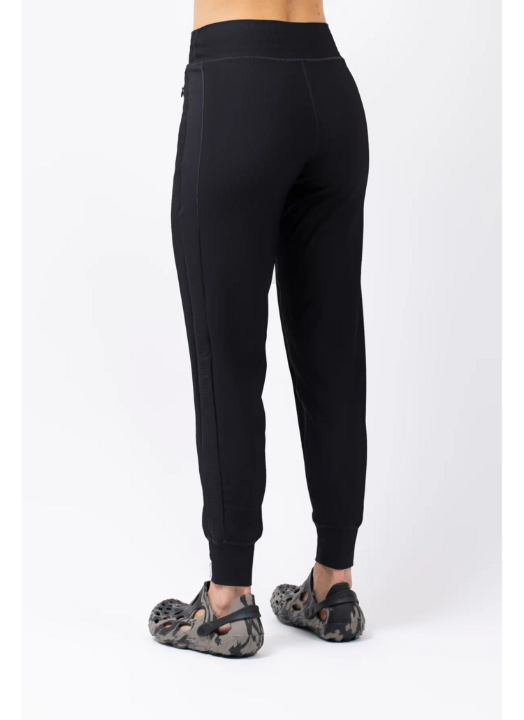Eivy FEMMES JOURNEY RIB TRAVEL PANTS BLACK