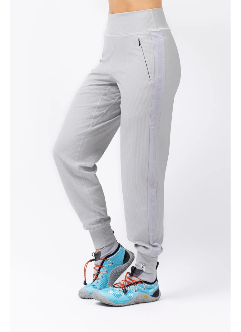 Eivy WOMEN'S JOURNEY RIB TRAVEL PANTS GREY MELANGE