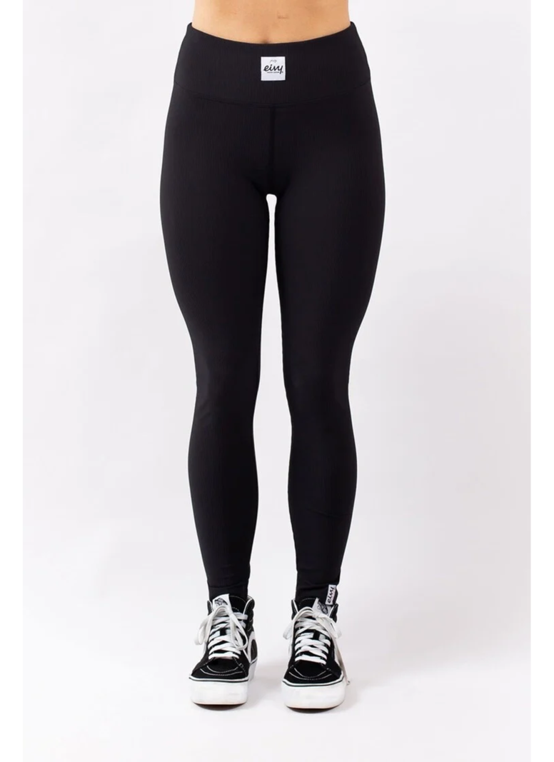 Eivy FEMMES POCKET  RIB TIGHTS PANT BLACK