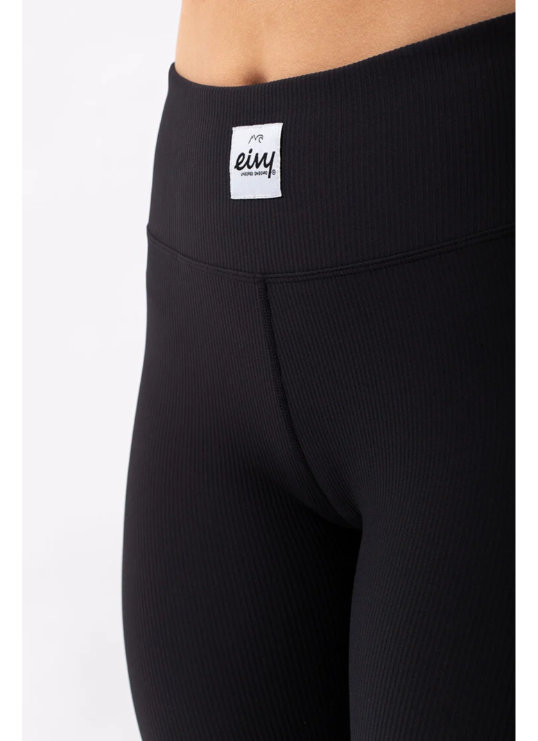 Eivy FEMMES POCKET  RIB TIGHTS PANT BLACK