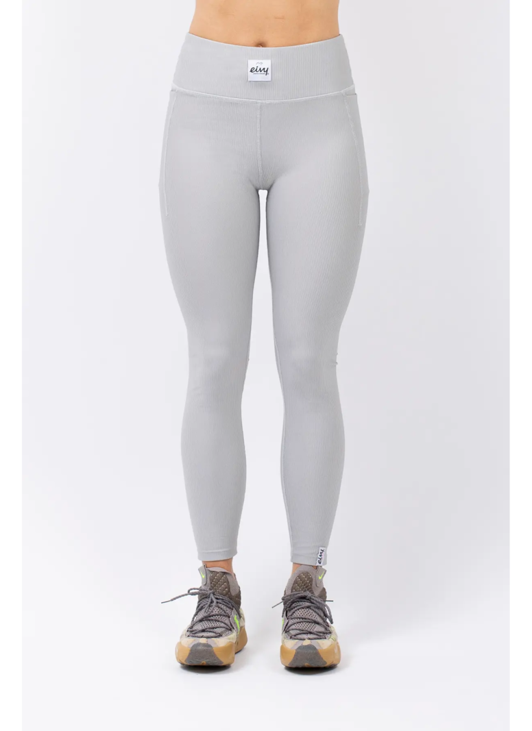 Eivy FEMMES POCKET RIB TIGHTS PANT GREY MELANGE