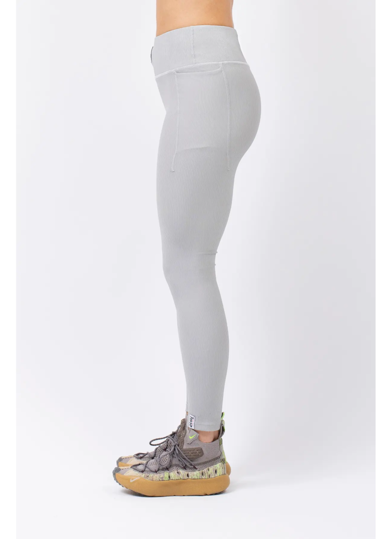 Eivy FEMMES POCKET RIB TIGHTS PANT GREY MELANGE