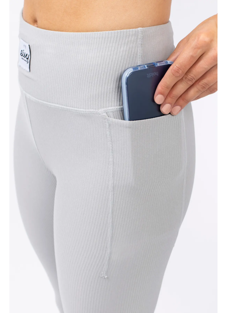 Eivy FEMMES POCKET RIB TIGHTS PANT GREY MELANGE