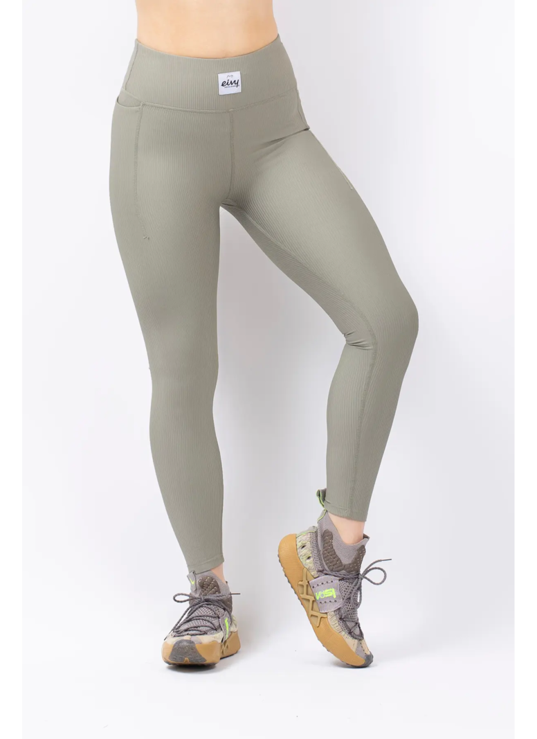 Eivy FEMMES POCKET RIB TIGHTS PANT FADED OAK