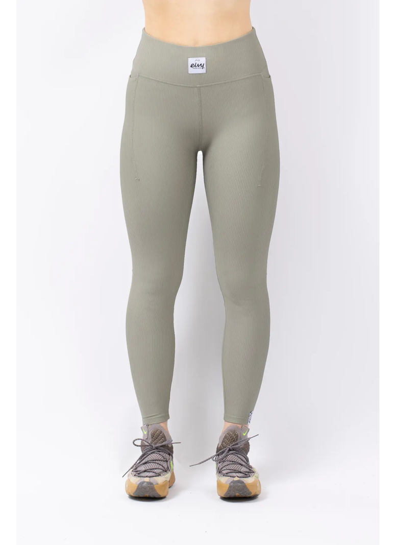 Eivy FEMMES POCKET RIB TIGHTS PANT FADED OAK