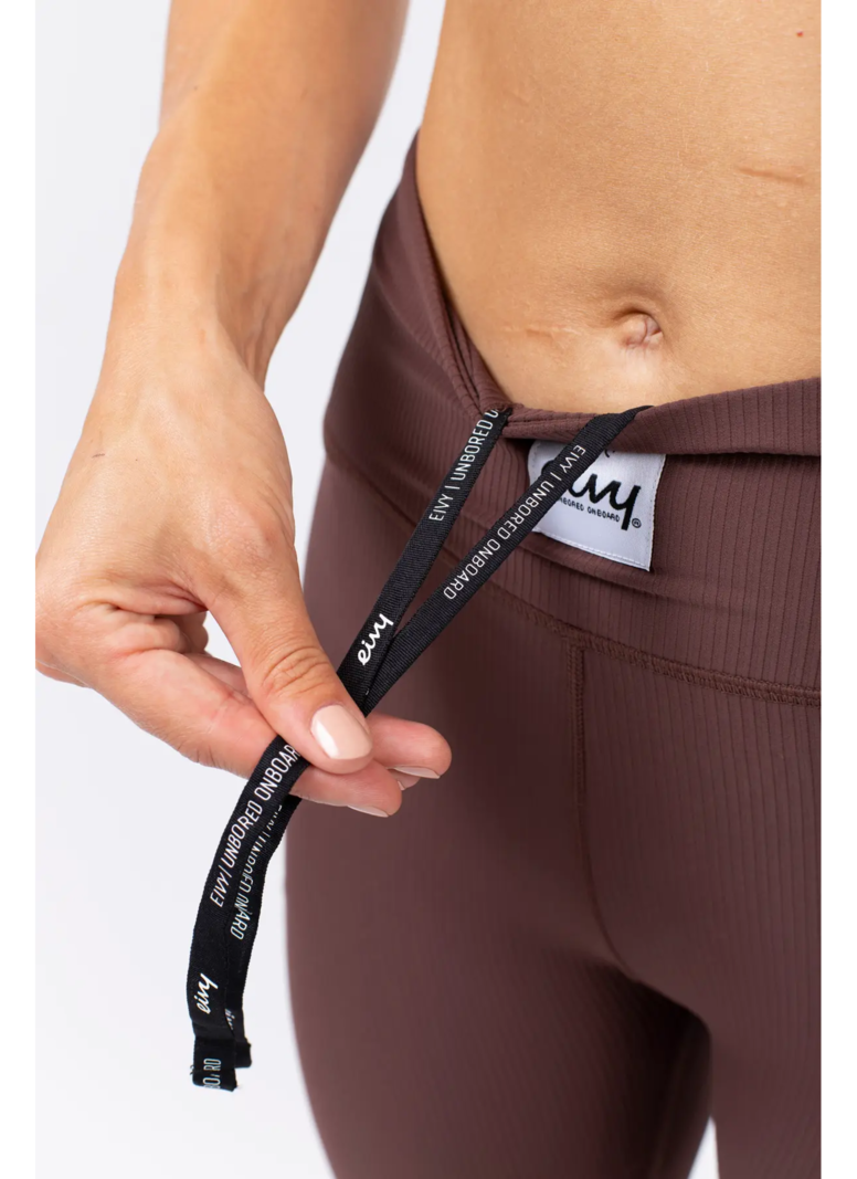 Eivy FEMMES POCKET RIB TIGHTS PANT CHOCOLATE