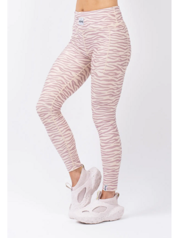 Eivy FEMMES POCKET TIGHTS PANT PASTEL ZEBRA