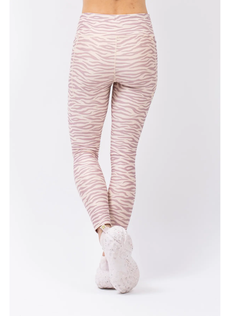 Eivy FEMMES POCKET TIGHTS PANT PASTEL ZEBRA