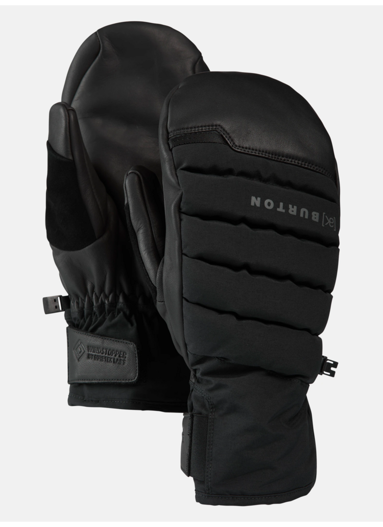 Burton HOMMES WINDSTOPPER OVEN MITTENS TRUE BLACK