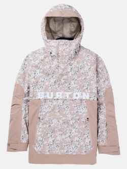 Burton MEN'S FROSTNER ANORAK SNOWFALL CAMO/SUMMIT