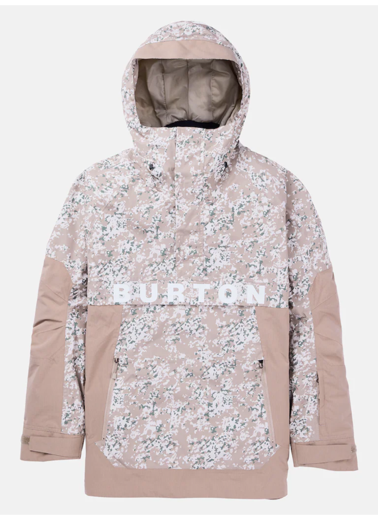 Burton HOMMES FROSTNER ANORAK SNOWFALL CAMO/SUMMIT