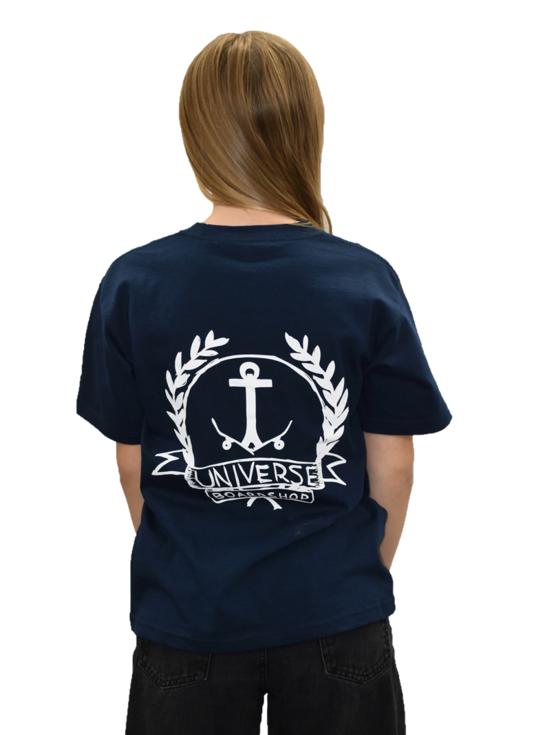 Universe Boardshop JUNIOR OG ANCRE LTD T-SHIRT DEEP NAVY