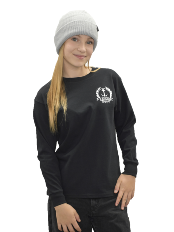 Universe Boardshop YOUTH OG ANCRE LTD T-SHIRT LS BLACK