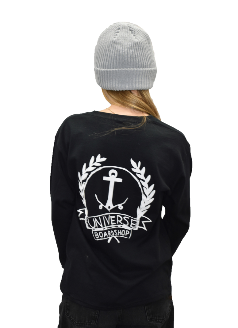 Universe Boardshop YOUTH OG ANCRE LTD T-SHIRT LS BLACK