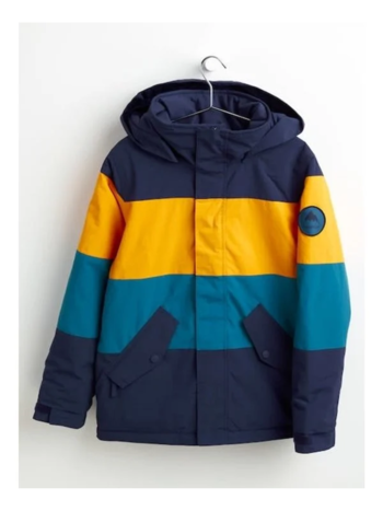 Burton ENFANTS SYMBOL DRESS BLUE/CADMIUM YELLOW/CELESTIAL BLUE