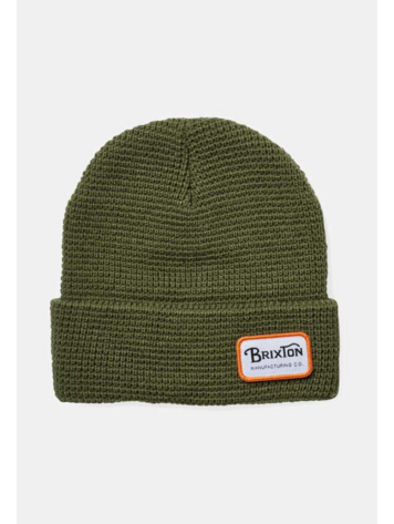 Brixton HOMMES GRADE WAFFLE KNIT BEANIE MILITARY OLIVE