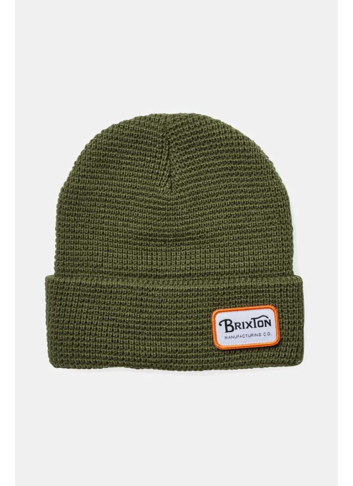 Brixton HOMMES GRADE WAFFLE KNIT BEANIE MILITARY OLIVE
