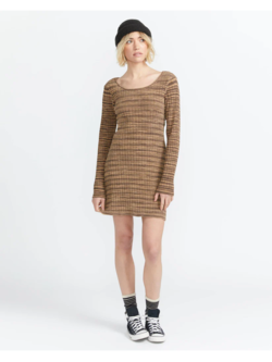 Volcom WOMEN'S FANTASY TIME BEAR BROWN