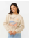 RIP CURL FEMMES WAVE GLIDERS RELAXED CREW NATURAL