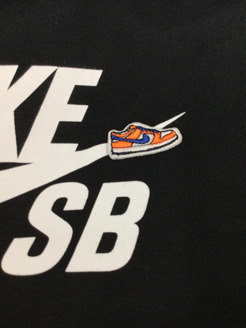 Nike SB JUNIOR ICON FLEECE BLACK WHITE