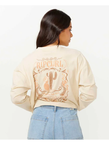 RIP CURL FEMMES DESERT QUEEN LS OFF WHITE