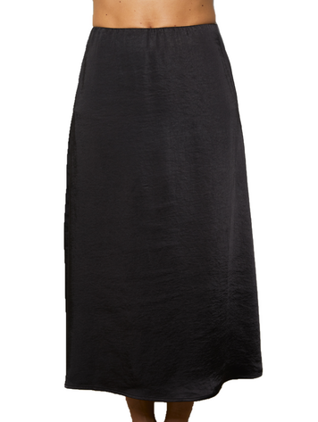 NANA THE BRAND FEMMES EVE MIDI SKIRT BLACK
